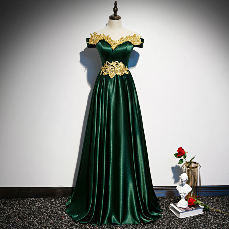boat neck plus size formal dress Betsy & Adam Plus Size Cape Back Metallic Gown - Gold/Silver main image 1