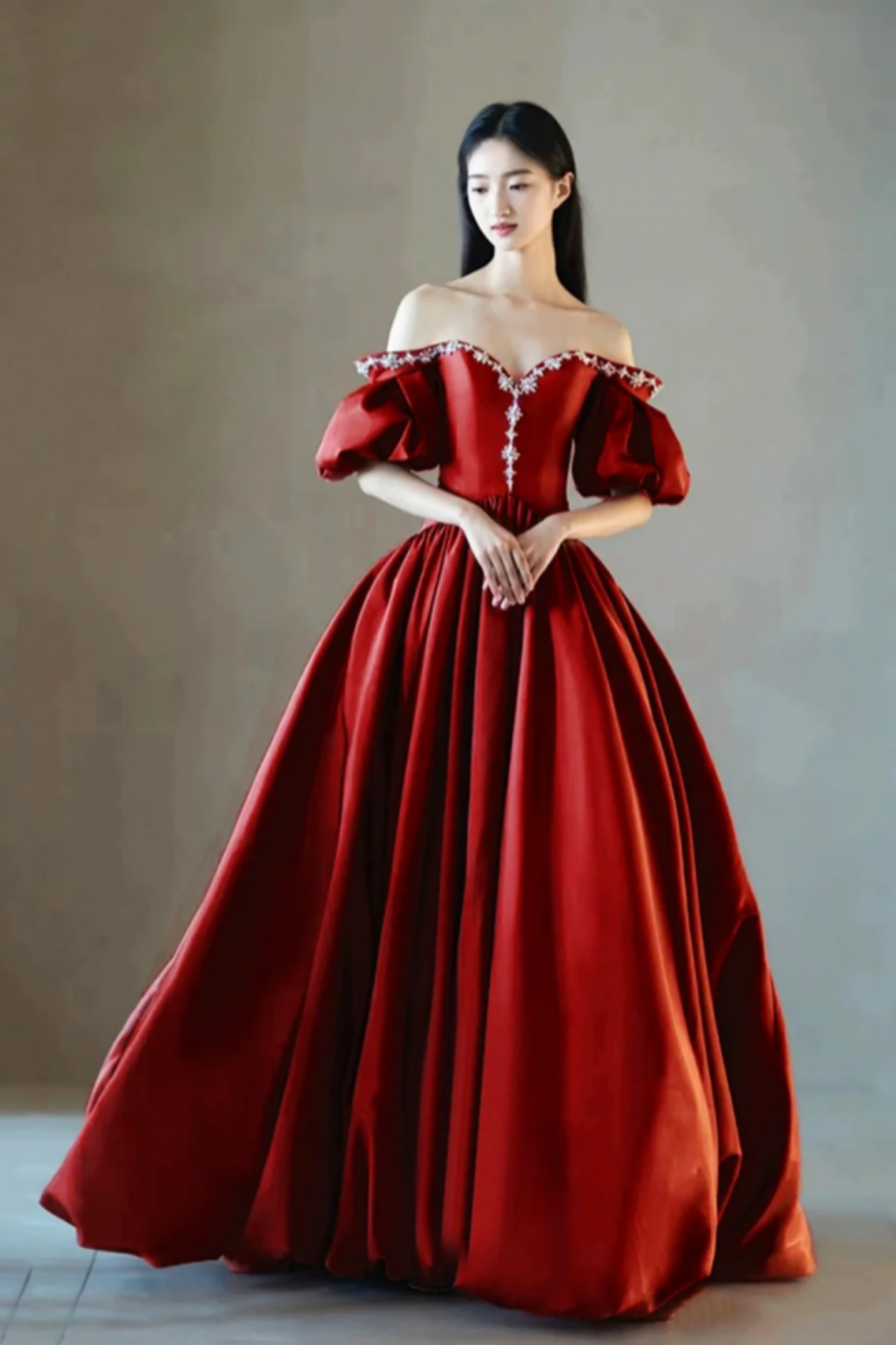 strapless open back dress Sparkly Mermaid Burgundy Sequin Long Prom Dress Party Dresses P1613 –  PreppyDress