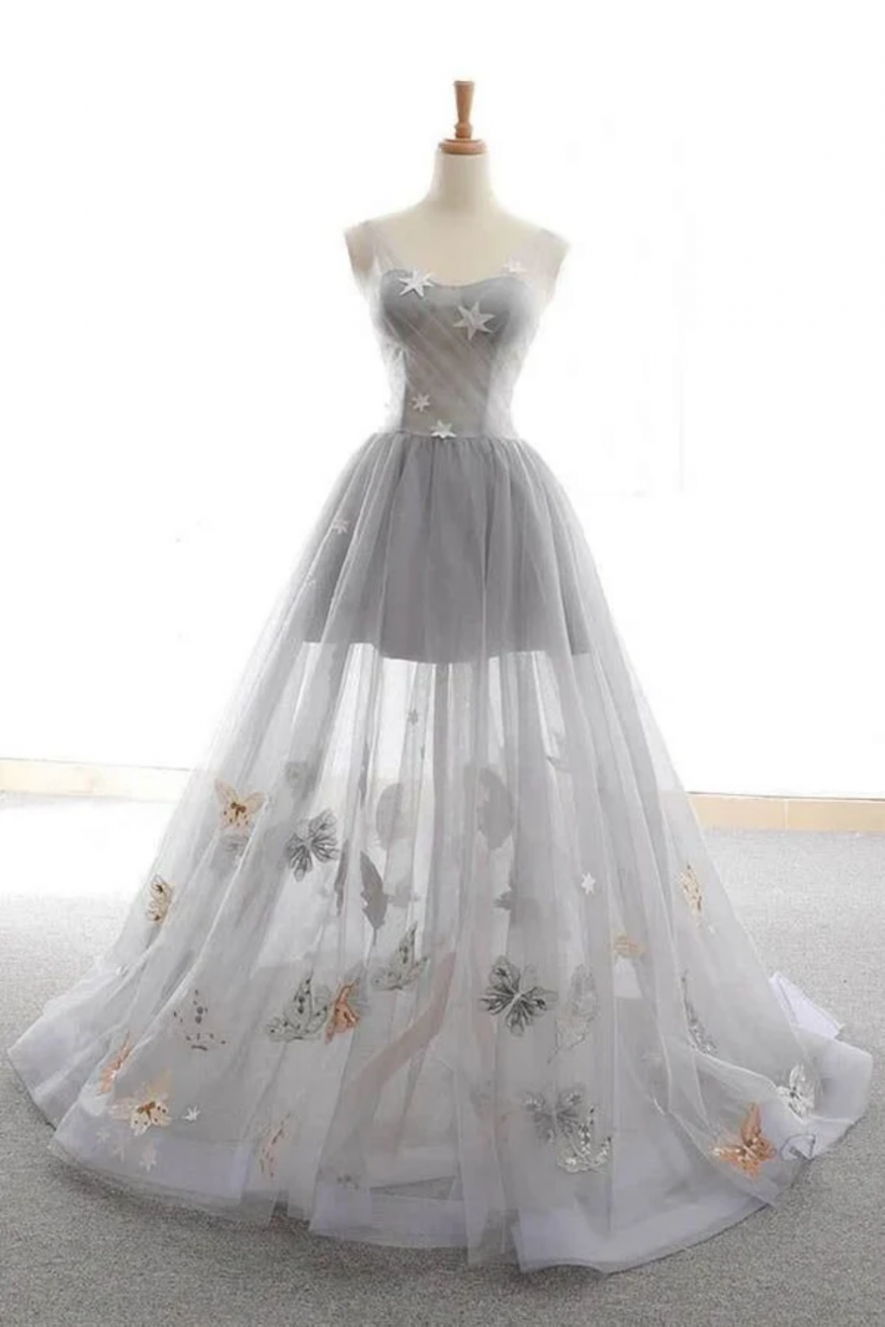 open lace back dress Super Star Party Dress, 2 / White main image 0