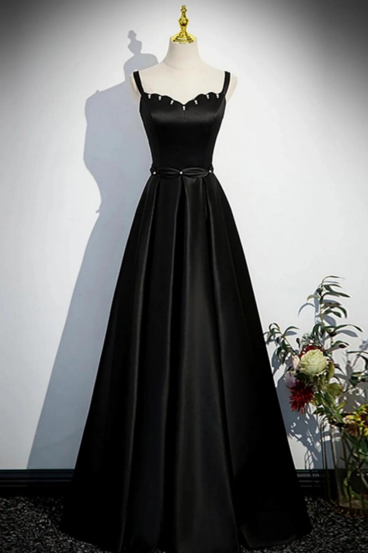 knee length dresses for ladies Beaded Blue Soft Satin Sheath Long Dress – Dressesforparty main image 0