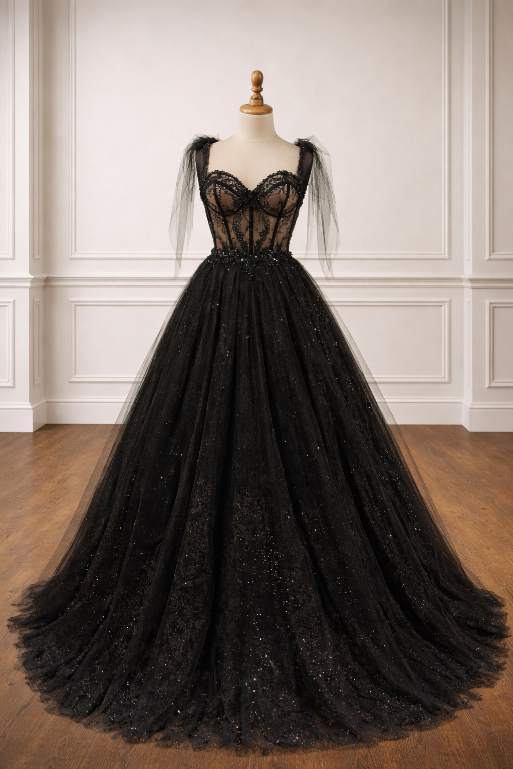 black corset dress with tulle skirt Lace Ball Gown Sparkling And Sheer Shoulder Straps corset and skirt outfit pinterest Shrimp Cocktail with Remoulade Graduation 2026 %0D%0A%0D%0A%26nbsp%3B%0D%0A%0D%0A%26nbsp%3B%0D%0A*%26nbsp%3BOrder%20one%20size%20up%20for%20a%20relaxed%20fit Size:15.5 / m