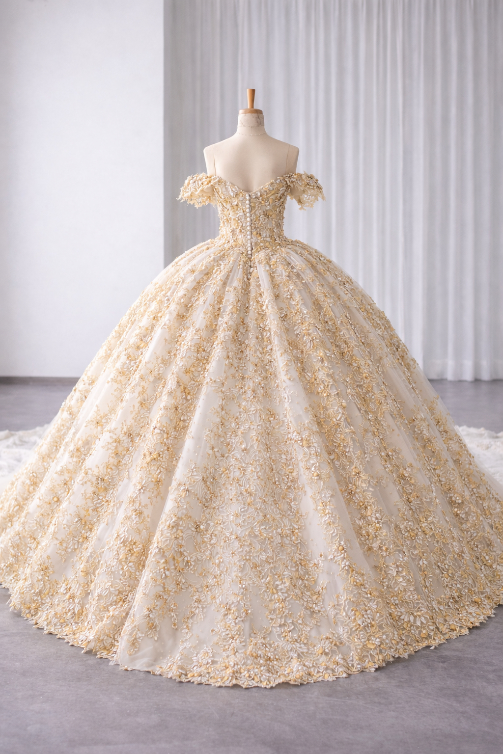 ivory and gold formal dress Gold Ombre Side Cut Out Long Sequin Formal Dress Ivory/Silver/Gold / 0 main image 0