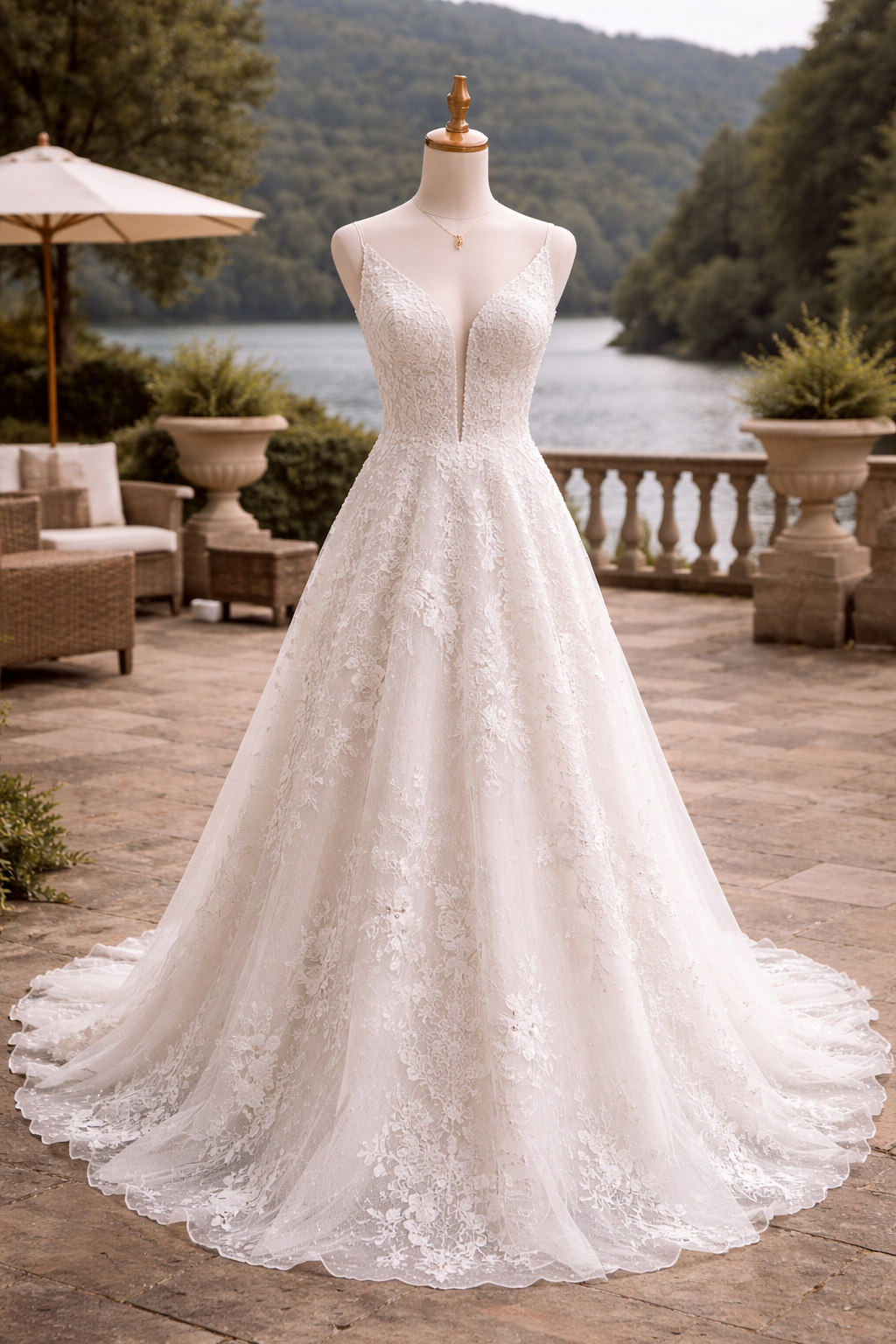 navy blue dress for baby girl A-Line Lace Wedding Dress