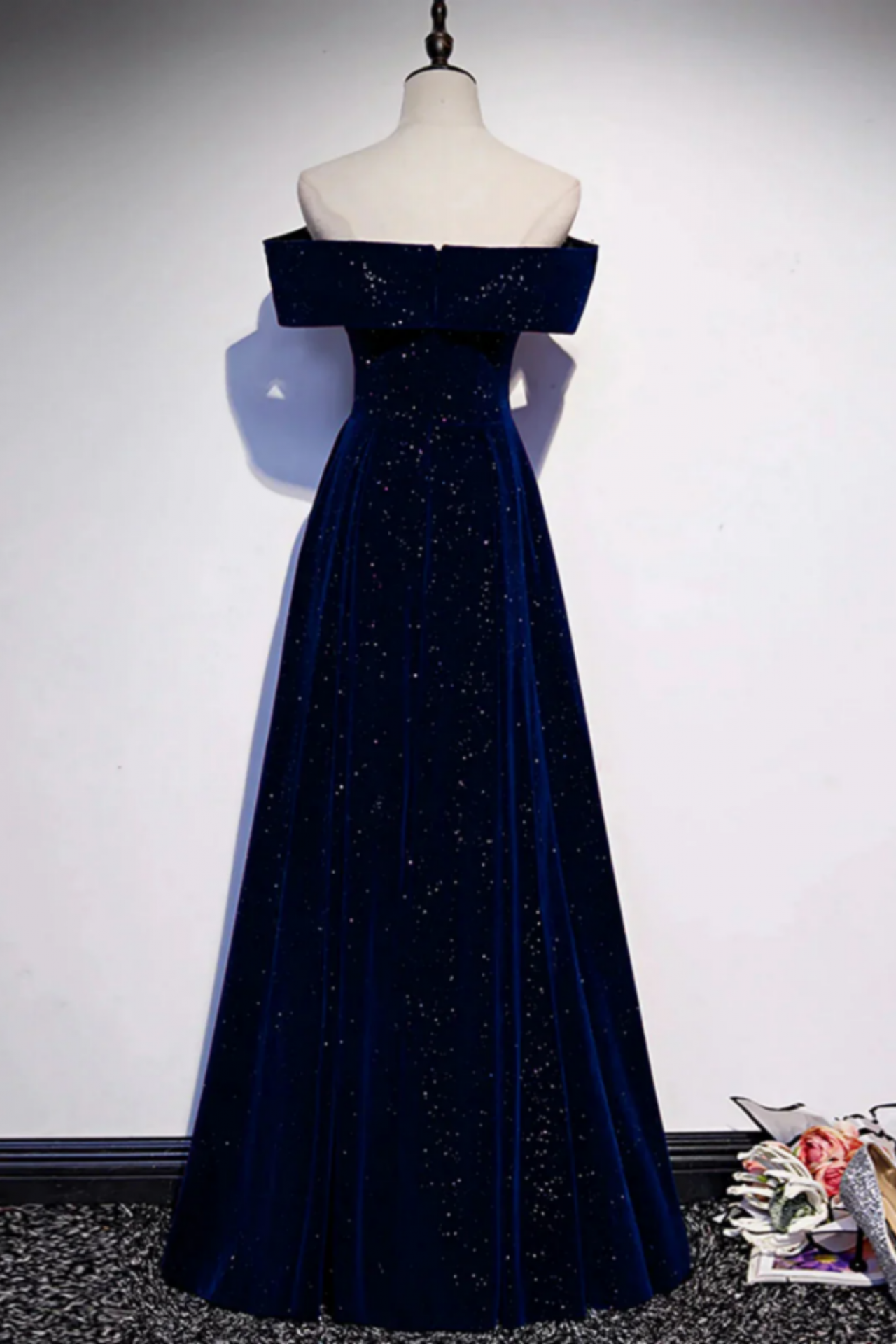 navy blue sweetheart prom dress Navy Blue Sweetheart Sleeveless Lace And Satin Mermaid Party Prom Dress Navy Blue / US 16