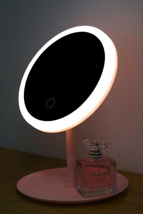 Round Lighted Makeup Mirrors Daylight LED