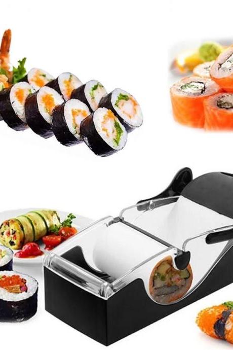 Magic Rice Roll Sushi Mold Roller Machine Diy Bento Non-stick Vegetable Meat Sushi Rolling Tool