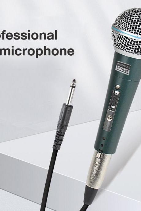 High Quality Professional Handheld Wired Microfone Mic Dynamic Microphone For Shure Karaoke Live Vocal Performance