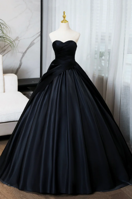 A-line Square Floor length Jersey Gown Dark Navy Plus Size