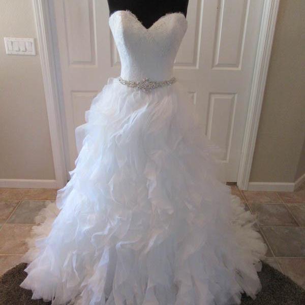 Wedding Dresses,organza Wedding Gown,Princess Wedding Dresses elegant ball gowns wedding dresses KPW0066
