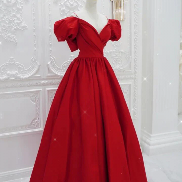A Line Champagne Long Prom Dress Sexy Evening Dresses   fg7663 main image 1
