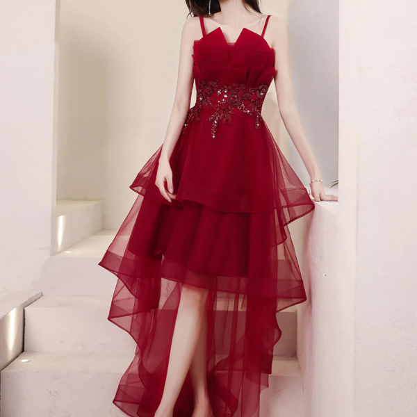 Purple Tulle Long Prom Dresses, Purple Formal Graduation Dresses on Luulla