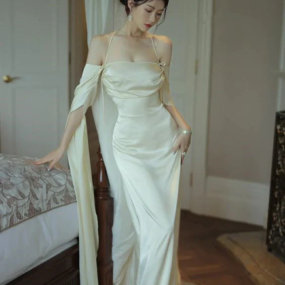 Sexy Purple Mermaid Long Prom Dresses Long Evening Dress  Y1837