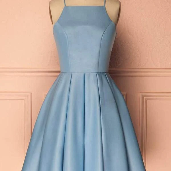 New Fashion Rose Pink Ruffled Hem Design A-line Party Dress Homecoming Dress , DP5839 main image 1