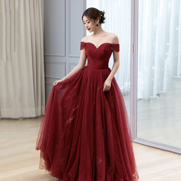 White Two Piece Long Prom Dress, Sexy Prom Dress