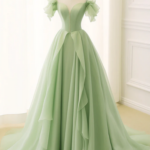 black bridesmaid dresses with green sash Dark YGroup_maude main image 0