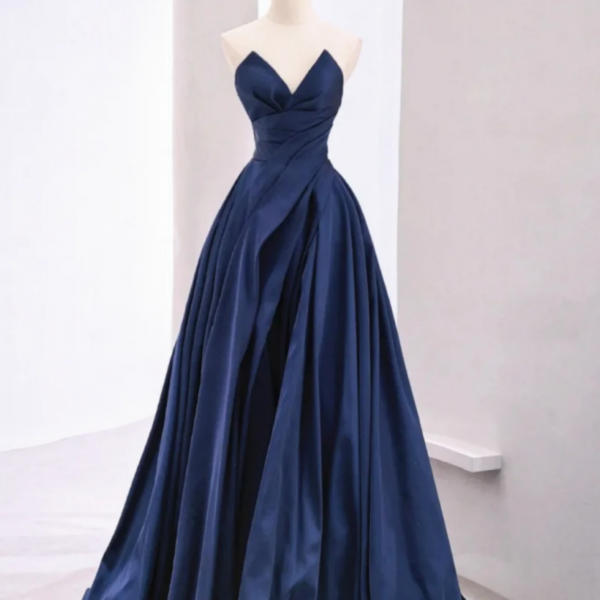 Blue Toddy Charleston Dress Long