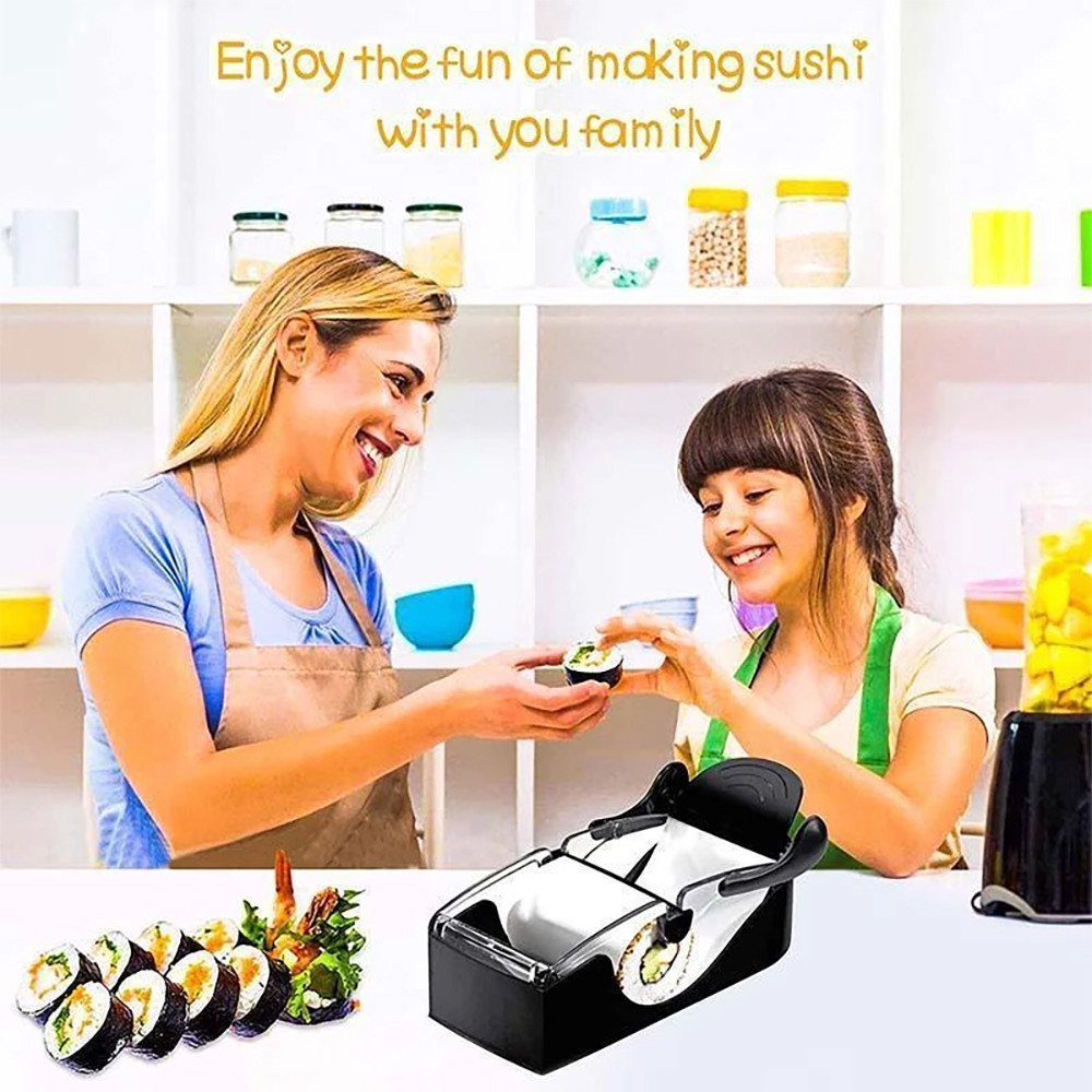 Magic Rice Roll Sushi Mold Roller Machine Diy Bento Non-stick Vegetable ...