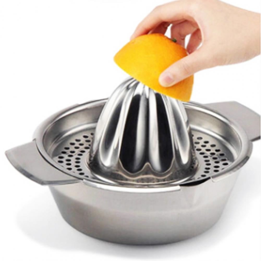 1 Set Manual Juicer Great Hand Press Orange Juicer Stainless Steel ...