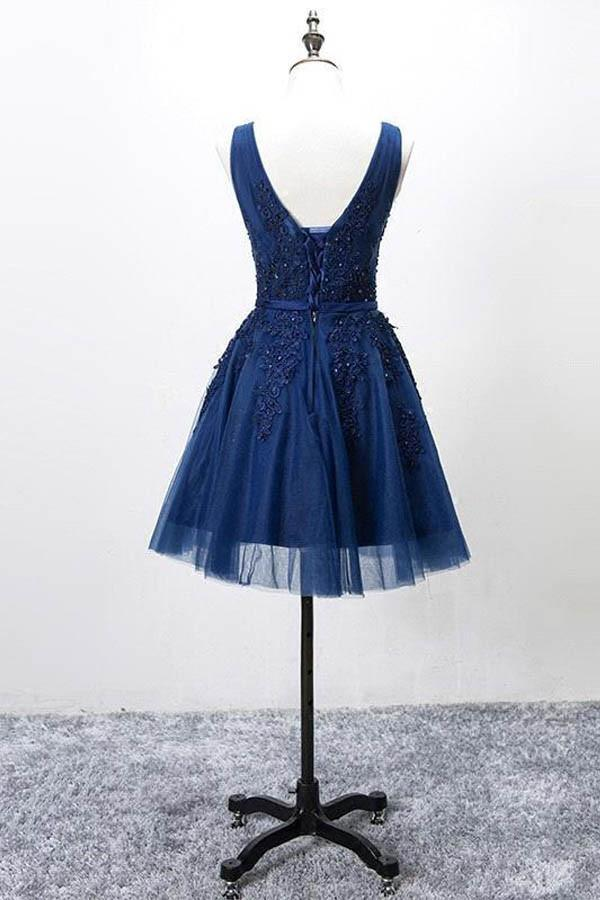 Elegant Strapless Tulle Lace Layered Short Wedding Dress Homecoming Dress cc3084